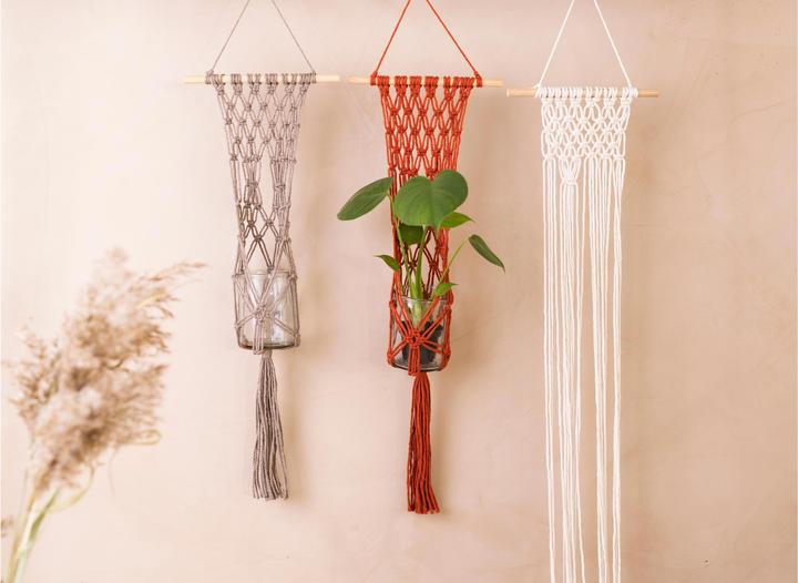 Immagine prodotto Creativ Company Mini set di fiori da appendere in macramè