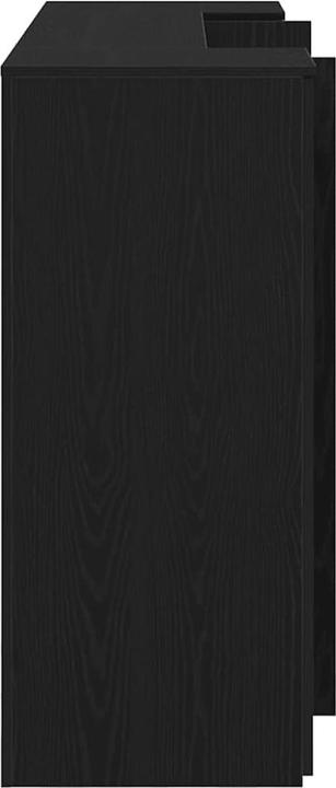 Produktbild VidaXL Empfangstheke Schwarz Eichen-Optik 180x50x103,5cm Holzwerkstoff