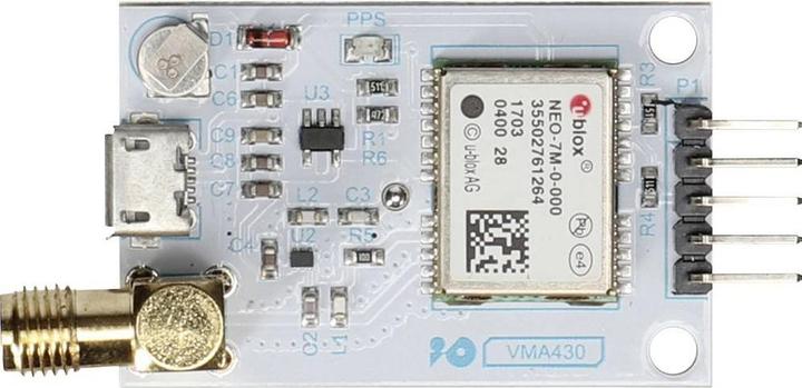 Actual product image Whadda WPI430 GPS Module U-BLOX NEO-7M for Arduino®