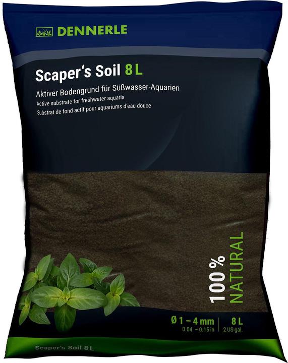 Actual product image Dennerle Scaper's Soil 1-4mm (Bottom ground, other buildings)