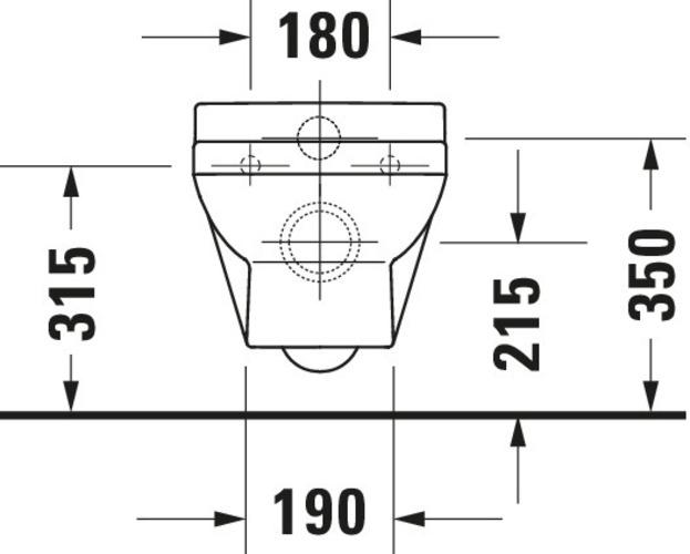 Immagine prodotto Duravit WC sospeso DURASTYLE BASIC RIMLESS ti. f bambini 325x480mm HygieneGlaze bianco
