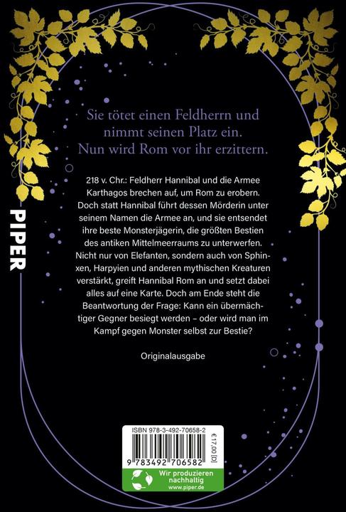 Image du produit Piper Vogt:Ich, Hannibal (Allemand, Christian Vogt, Judith C. Vogt, 2024)