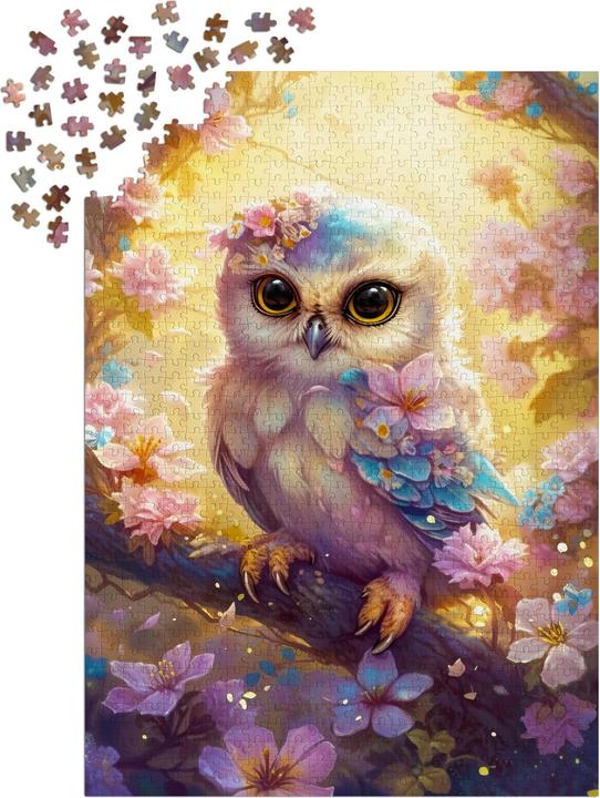 Actual product image Enjoy Puzzle Puzzle 1000 pieces - Gentle Owl (1000 pieces)