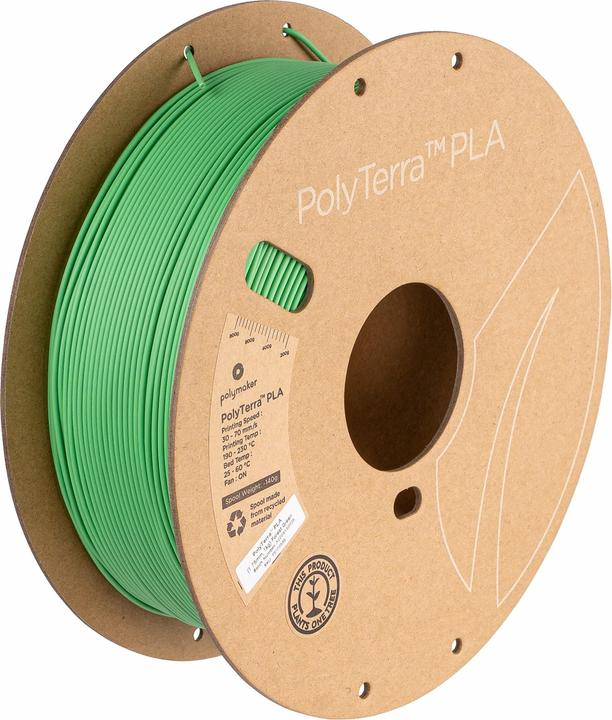 Produktbild Polymaker PolyTerra (PLA, 1.75 mm, 1000 g, Grün)