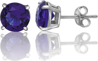 Produktbild Moiss Popular stud earrings with blue zirconia E0003342