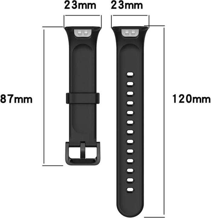 Produktbild Cover-Discount Xiaomi Mi Band 7 Pro - Silikon Ersatzarmband schwarz (Silikon)
