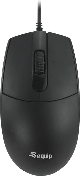 Produktbild equip Optische Maus USB-C Comp. Rechts-Linkshänder 1.5m sw (Kabelgebunden)