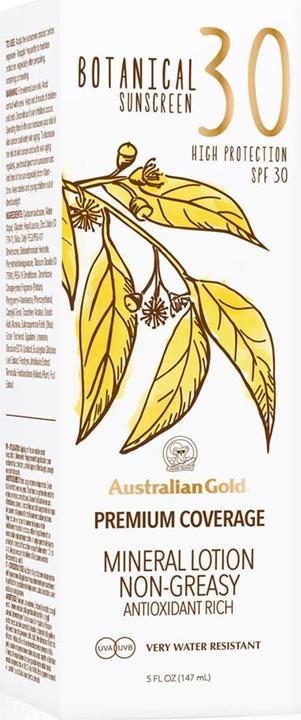 Produktbild Australian Gold Botanical Sunscreen Lotion SPF 30 147 ml (Sonnenlotion, SPF 30, 147 ml)