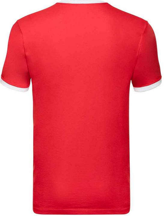 Actual product image Fruit of the Loom Mens Ringer Contrast T-Shirt (XL)