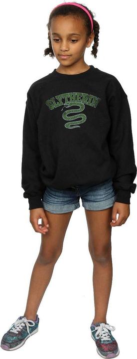 Actual product image Girls Slytherin Sport Emblem Sweatshirt (116)