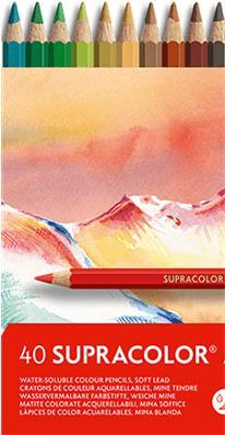 Actual product image Caran d'Ache Supracolor Aquarelle Metallschachtel (Multicoloured, 40 x)