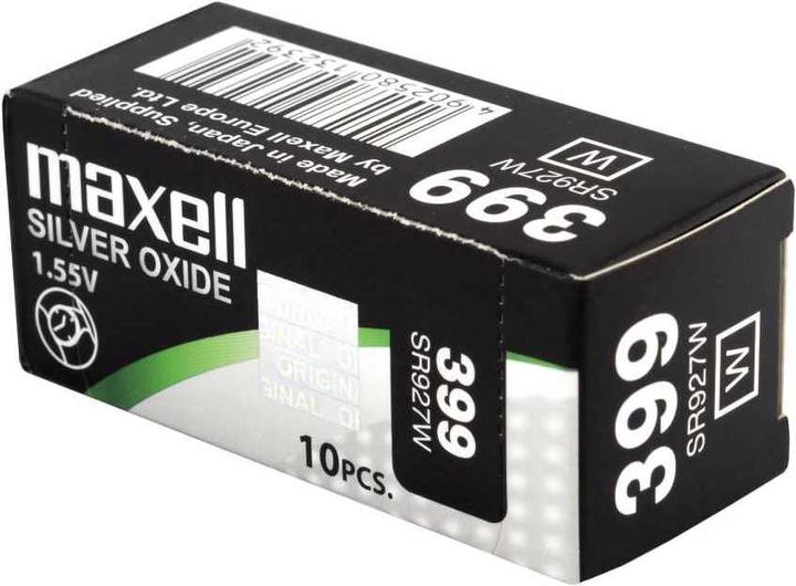 Actual product image Maxell Silver Oxide SR927W (10 pcs., SR57, 60 mAh)