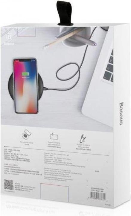 Actual product image Baseus Whirlwind Desktop QI Wireless Charger (10 W)