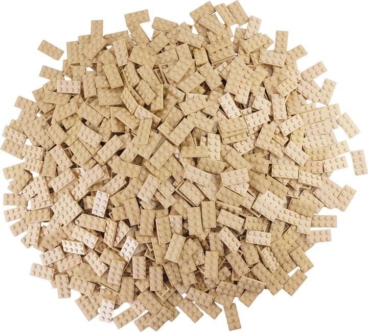 Produktbild LEGO 2x4 Platten Bauplatten Beige - 3020 NEU! Menge 250x (3020, LEGO Classic)