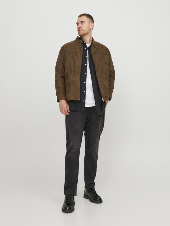 Actual product image Jack & Jones Biker Plus Size Jacket (7XL)