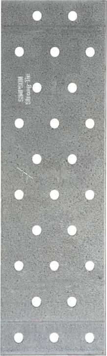 Produktbild Simpson Sst Simpson NP Lochplatte Lochblech (Holzverbinder) 100x400x2mm Stahl feuerverzinkt (1 Stk.)