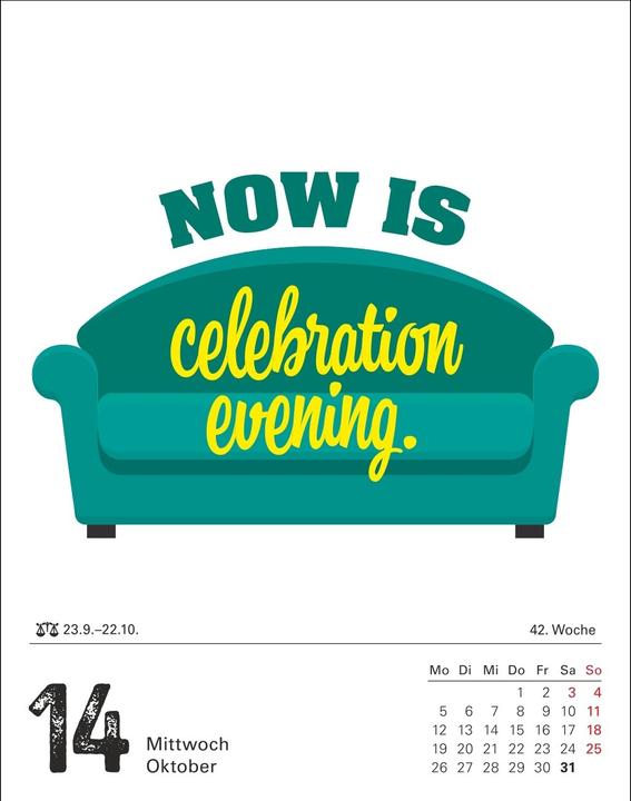Actual product image Harenberg Lange Rede kurzer Gin Tagesabreisskalender 2026 - Der Sprüche-Kalender (11 x 14 cm, German)