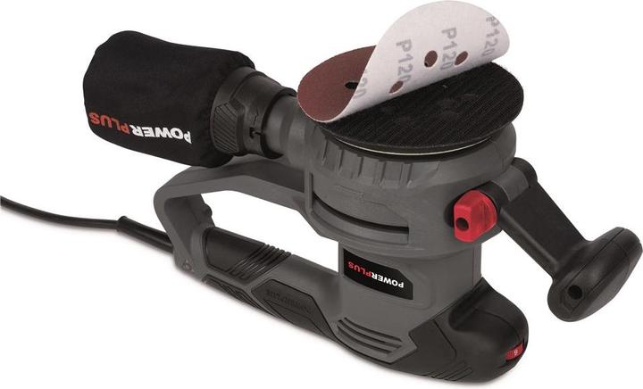 Actual product image Powerplus Random Orbit Sander 450W Ø 125mm - 5 Acc. (Sander, 450 W)
