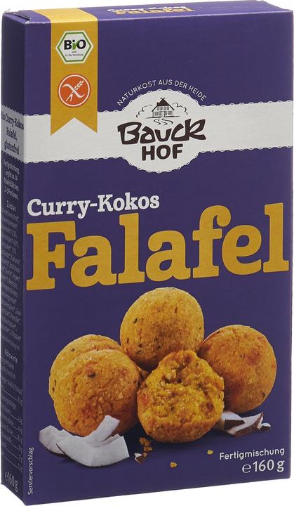 Produktbild Bauckhof Falafel Curry-Kokos glutenfrei (160 g)