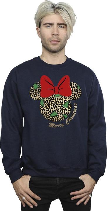 Immagine prodotto Disney Minnie Mouse Leopard Christmas Felpa Uomo (S)