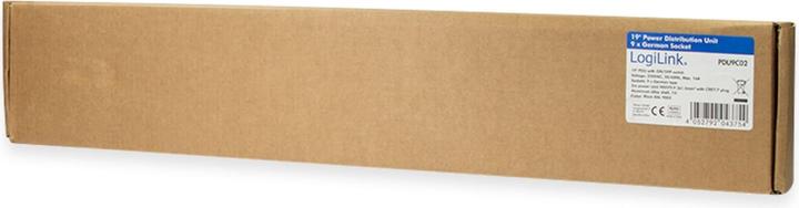Actual product image LogiLink Socket strip (9 x, CEE 7/7, 2 m)