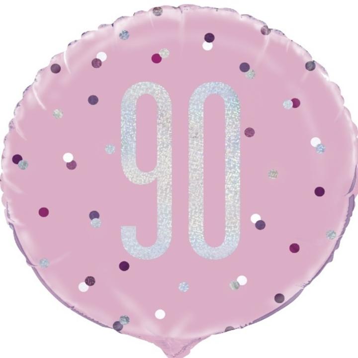 Actual product image Unique Party Prismatic foil balloon glitter foil