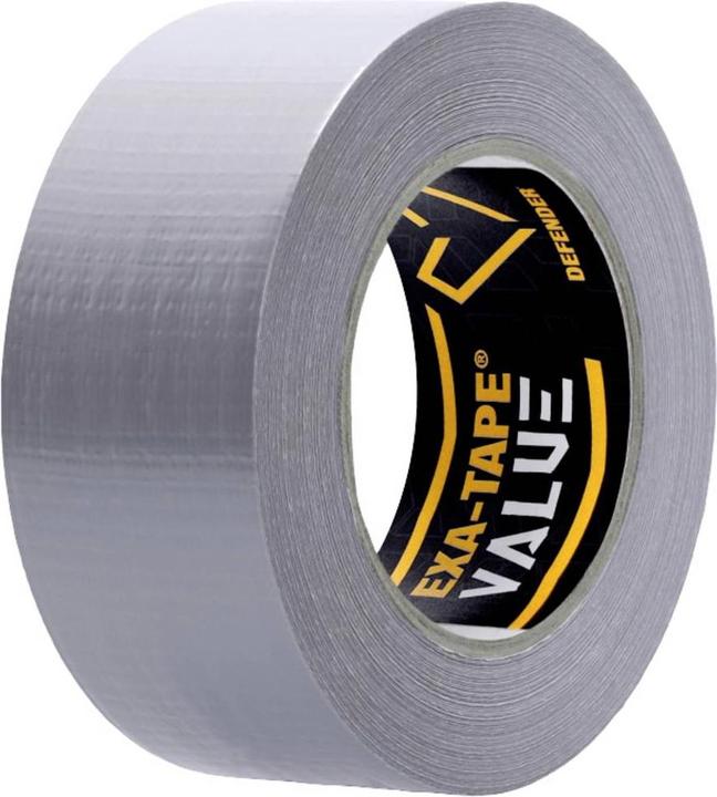 Actual product image Defender EXA-TAPE-VALUE S 50 - Fabric tape, silver, glossy, 50 mm x 50 m (50 mm)