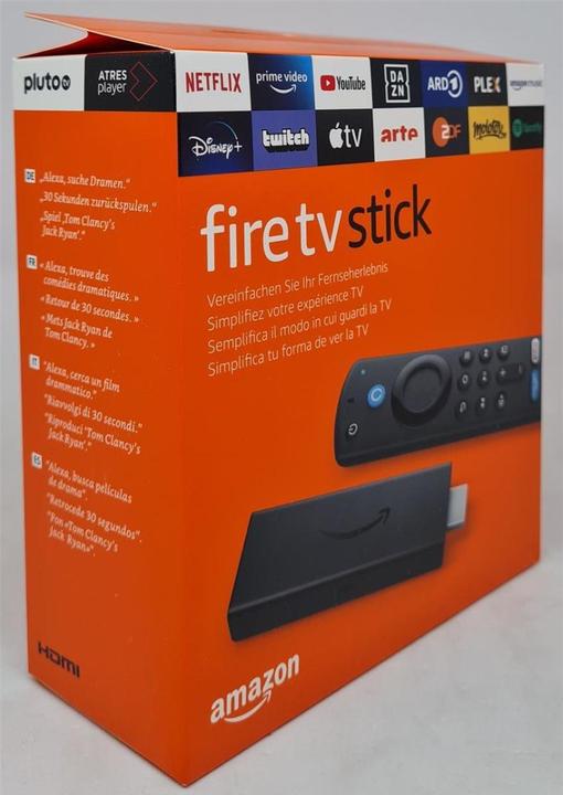 Image du produit Amazon Fire TV Stick (2021) incl. télécommande vocale Alex (8 Go, Fire OS)