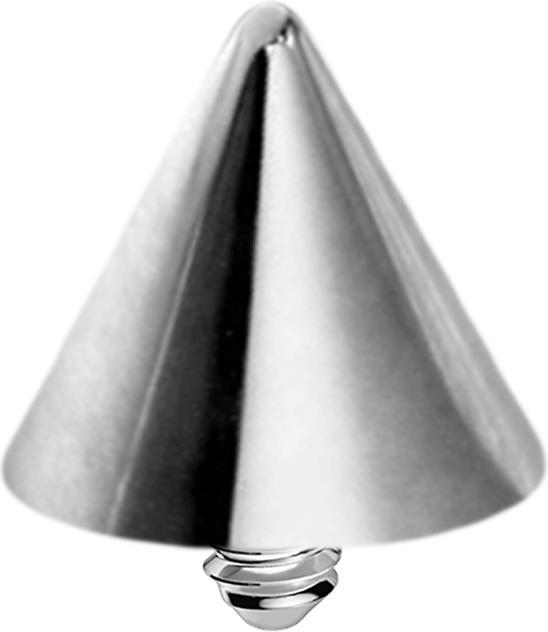 Star Piercing Dermal Anchor Cone silber (ohne Messing, Titan G23)