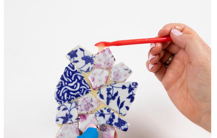 Produktbild Creative - Kreativ Set Kintsugi, Untersetzer, Blau, Gold, Rosa, Weiss, 1 Pck - ()