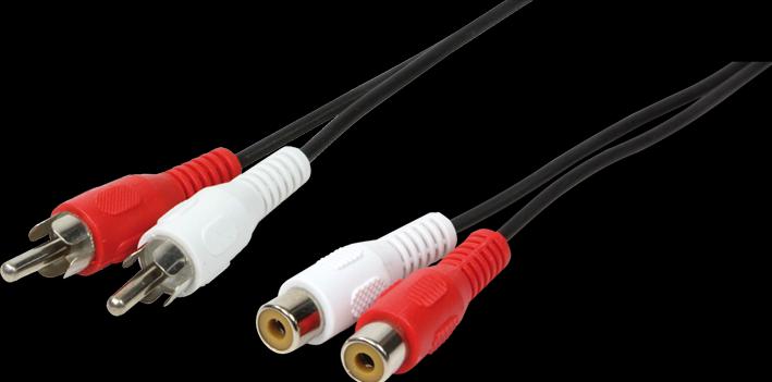 Actual product image LogiLink CA extension cable (5 m, Cinch)