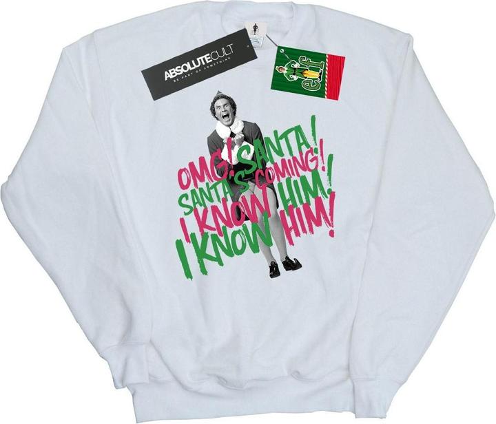 Immagine prodotto Elf Santa's Coming Felpa Donna (XXL)