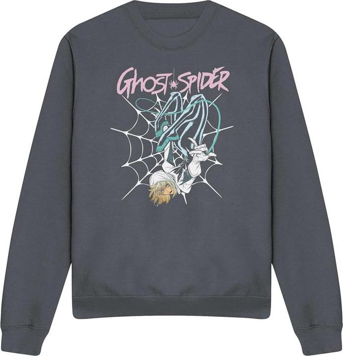 Immagine prodotto Spiderman Felpa Ragno Fantasma Rete di Neon Adulto Unisex (M)