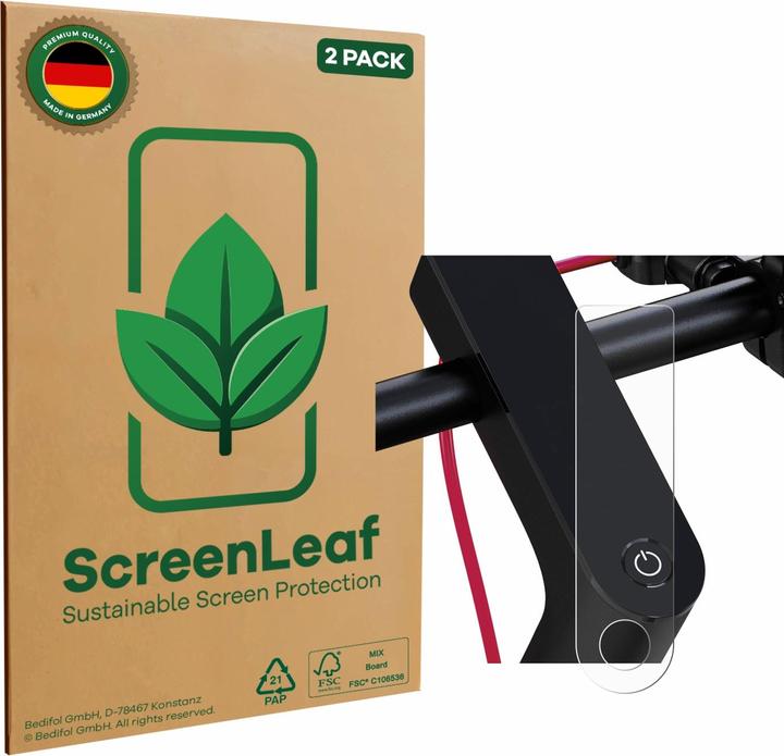 Actual product image ScreenLeaf Screen Protector sustainable Screen Protection, clear, anti-scratch