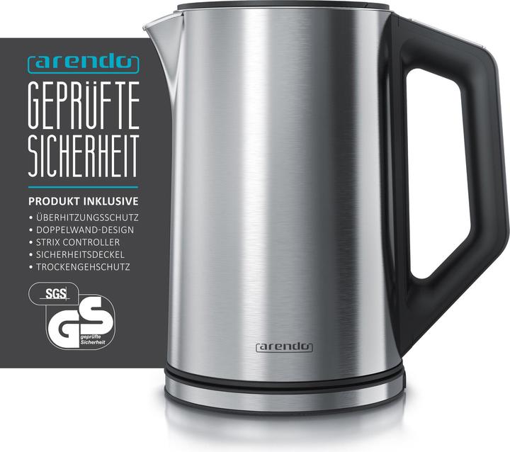 Image du produit Arendo Bouilloire avec réglage de la température (1.50 l, Prise UE)