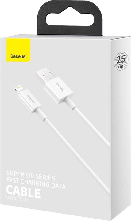 Actual product image Baseus USB Type A - Lightning (0.25 m, USB 2.0)