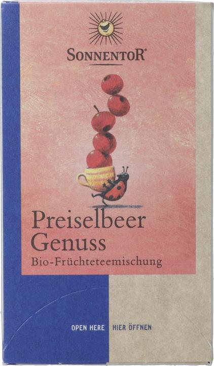 Image du produit Sonnentor Preiselbeer Genuss Tee (2.50 g)