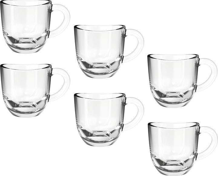Espresso cup Napoli 50 ml, 6 pieces, Transparent