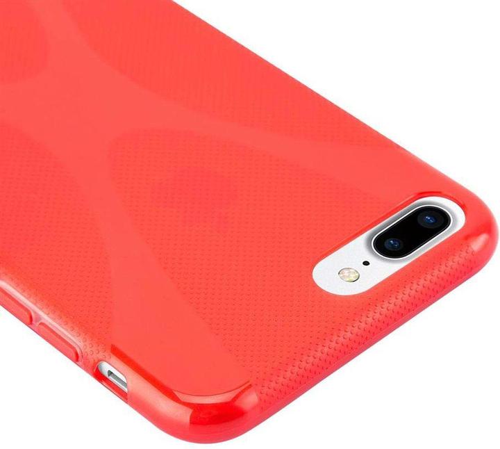 Produktbild Cadorabo TPU X-Line Cover (Apple iPhone 7s Plus, Apple iPhone 7 Plus)