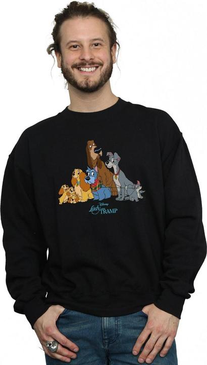 Produktbild Disney Lady And The Tramp Classic Group Sweatshirt (XL)