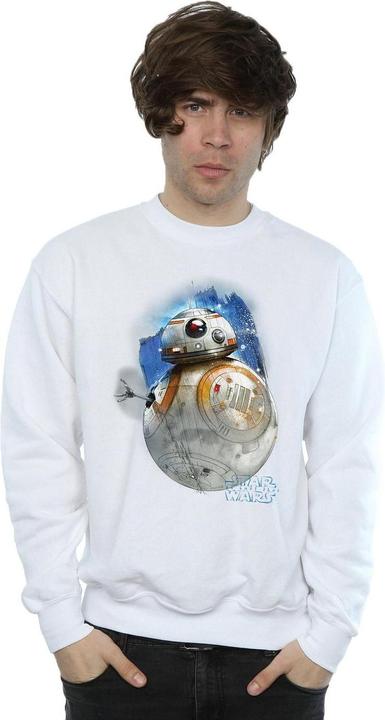 Actual product image Star Wars Mens The Last Jedi BB-8 Brushed Sweatshirt (M)