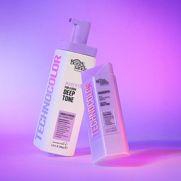 Image du produit Bondi Sands Technocolor Magenta Self-Tanning Face Serum Easy Application Streak Free 50ml - Enriched (Sérum autobronzant, 50 ml)