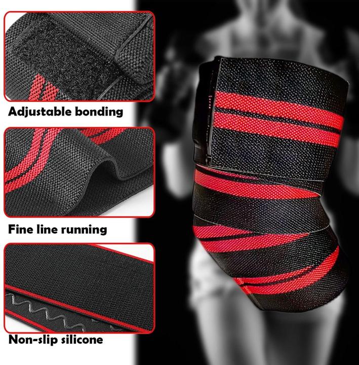 Produktbild König Design Ellenbogenbandage Klettverschluss Bandage Tennisarm Golferarm Armbandage 120 cm