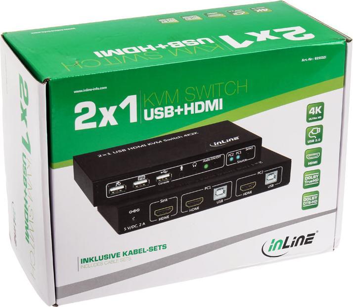Produktbild InLine KVM Desktop Switch