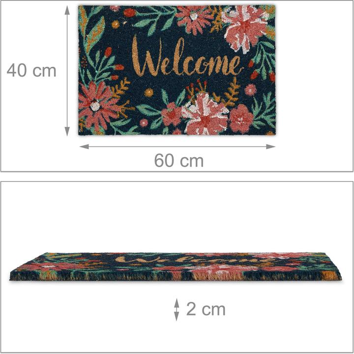 Immagine prodotto Relaxdays Zerbino (60 x 40 x 2 cm)