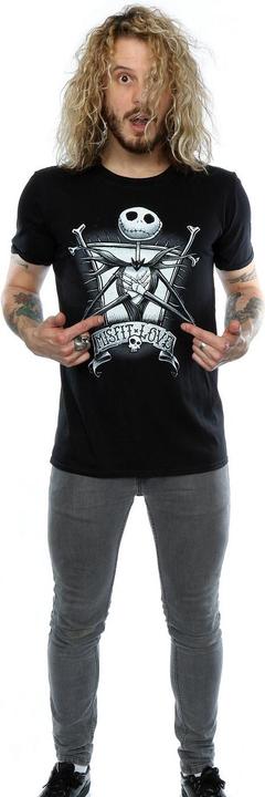 Actual product image Dick Smith Mens Misfit Love Jack Skellington Cotton T-Shirt (XXL)