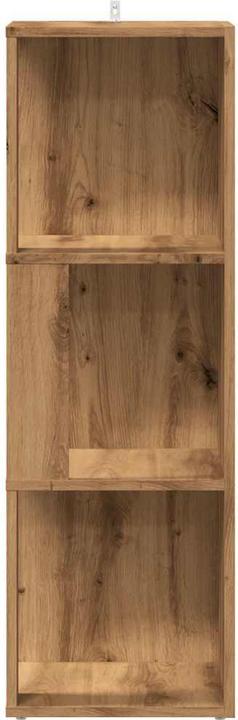 Produktbild VidaXL Eckregal Artisan-Eiche 33x33x100 cm Holzwerkstoff Eckschrank Regal (33 x 33 x 100 cm)