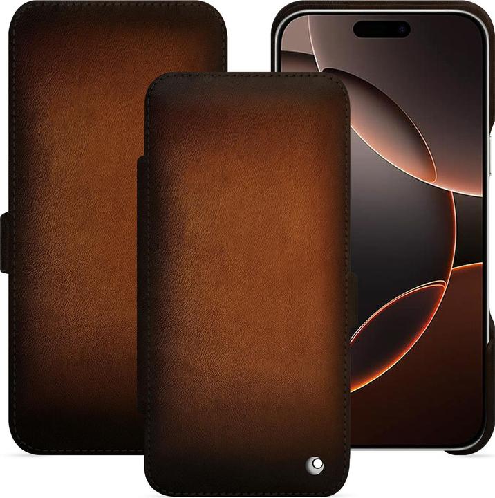 Productafbeelding Noreve Kurk en cuir à rabat horizontaal (Apple iPhone 16 Pro)