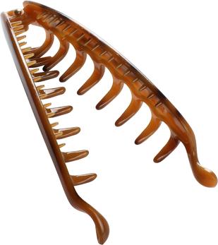 Produktbild Trisa Fashion Banana Haarclip Schwarz, Braun & Beige marmor. 3 Stk. (3 Stk.)