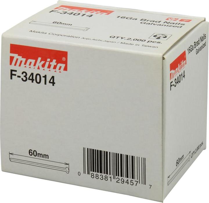Actual product image Makita Upset head nail 60mm